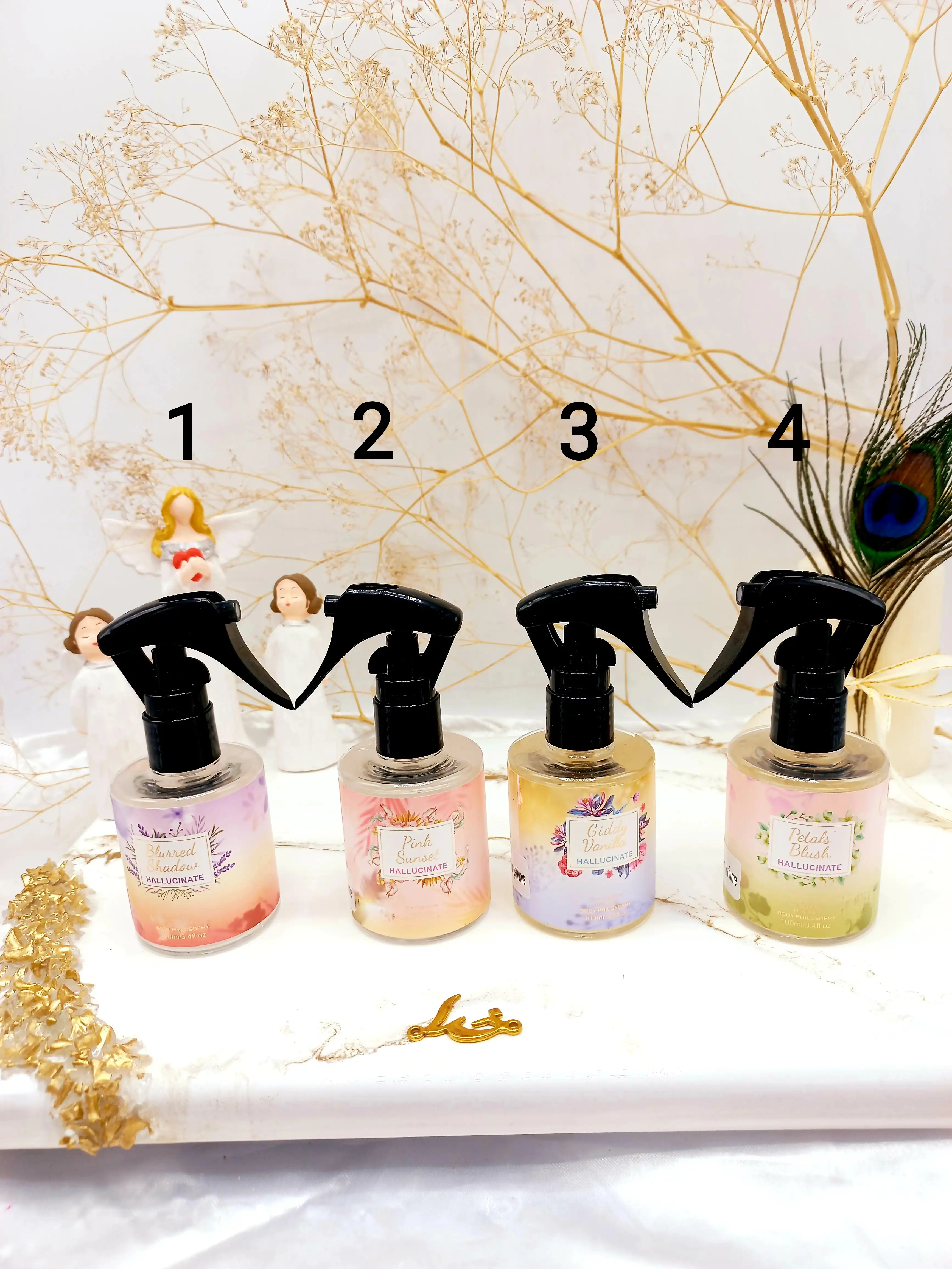 عطر مو خوشبو رایحه گلی و میوه ای HALLUCINATE کد BOO42 RD