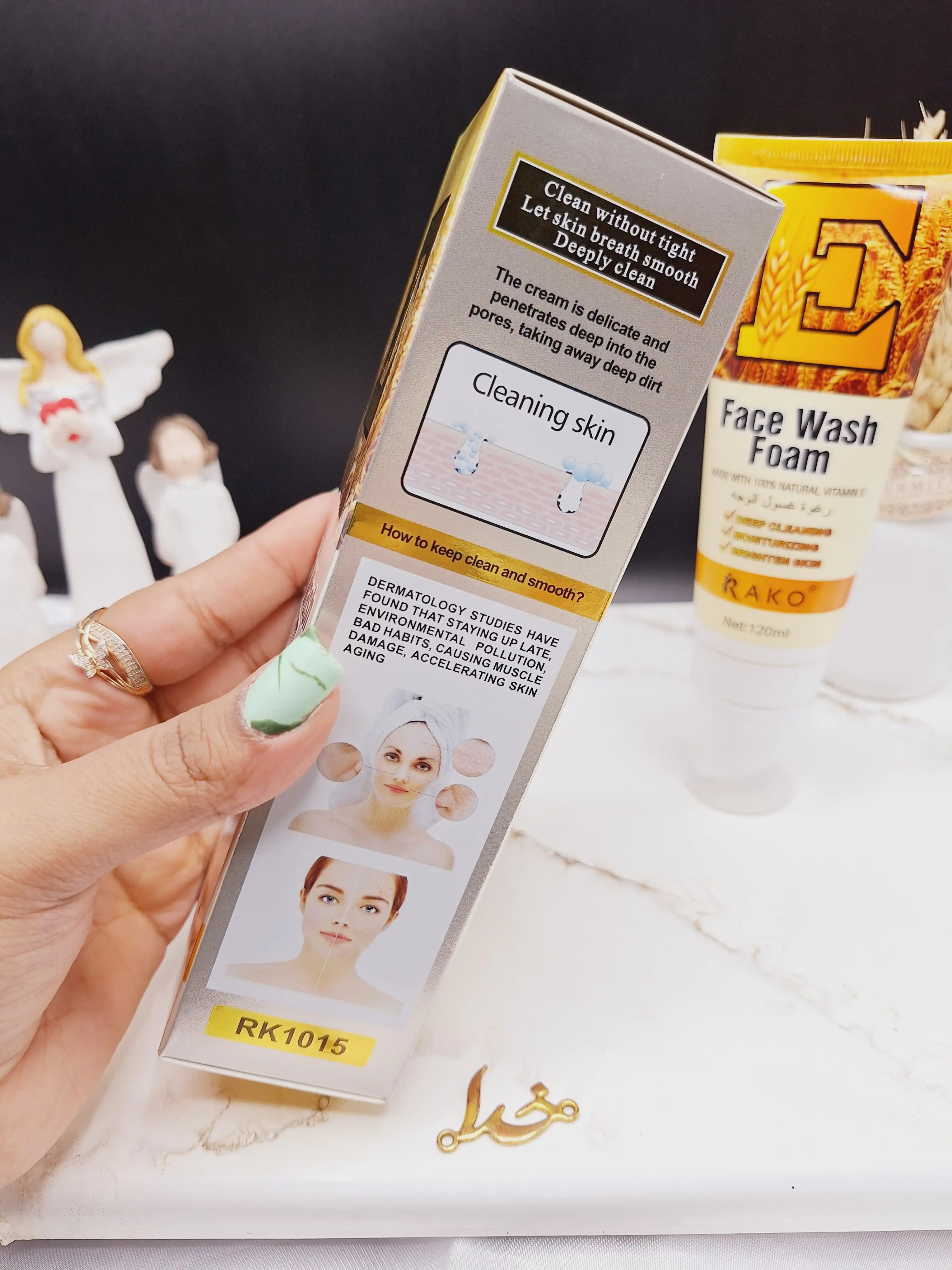 فوم شستشوی براش دار با عصاره گندم  برند راکو RAKO کد RK1015