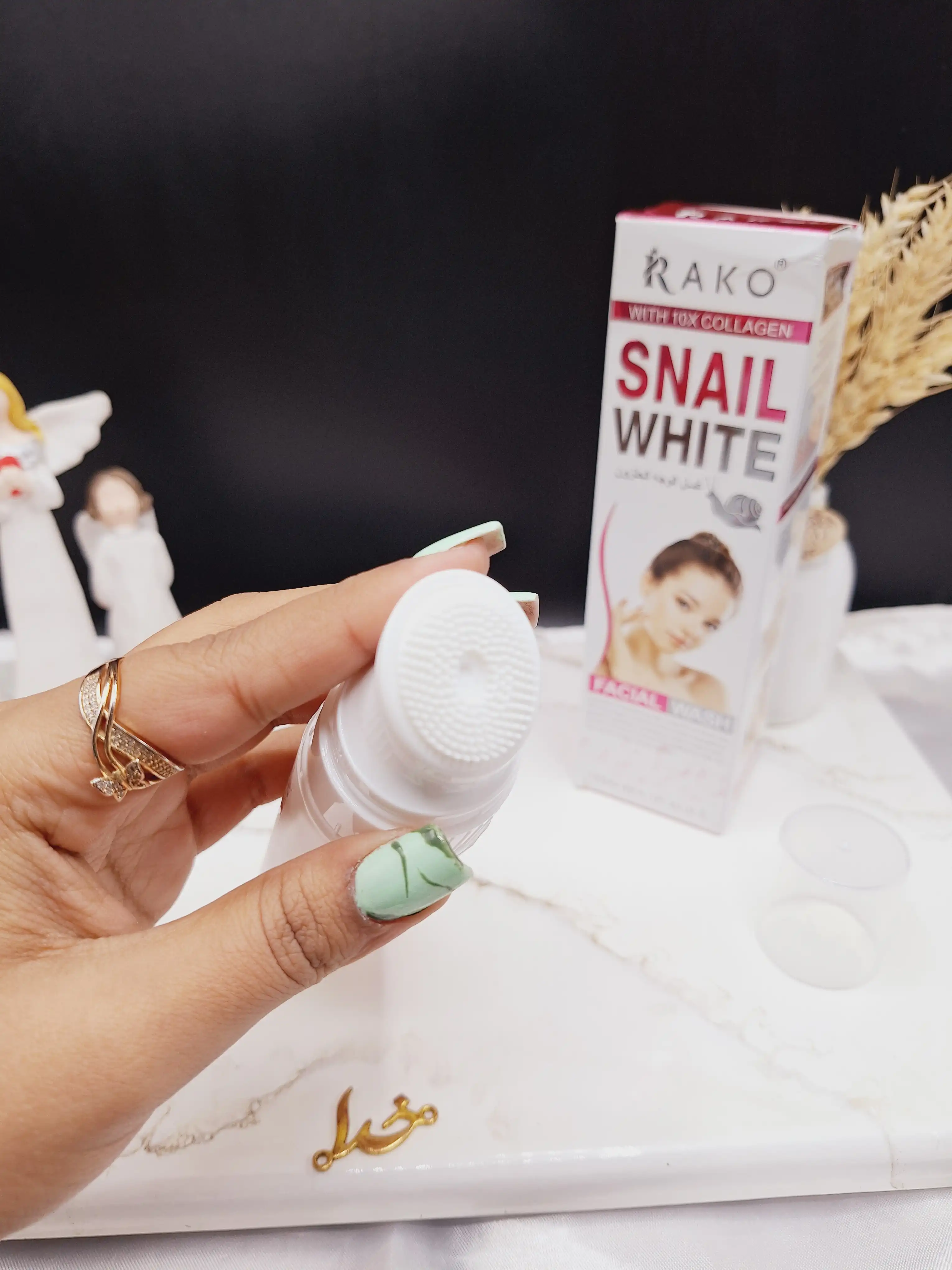 فوم شستشوی براش دار حلزون حاوی کلاژن برند راکو RAKO کد RK1018