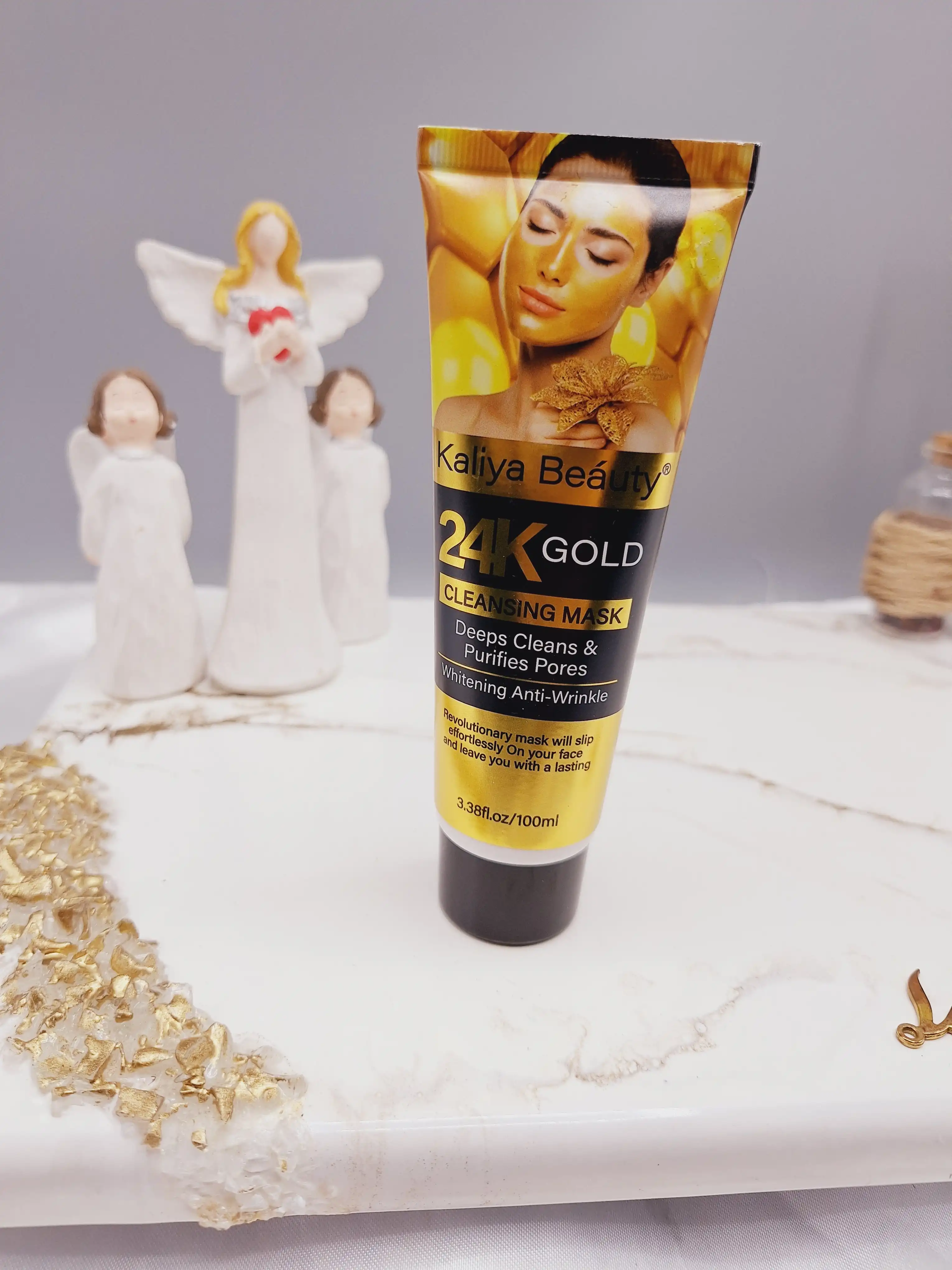 بلک ماسک 24 Gold سفید کننده و ضد چروک صورت برند Kaliya Beauty کد  Z193