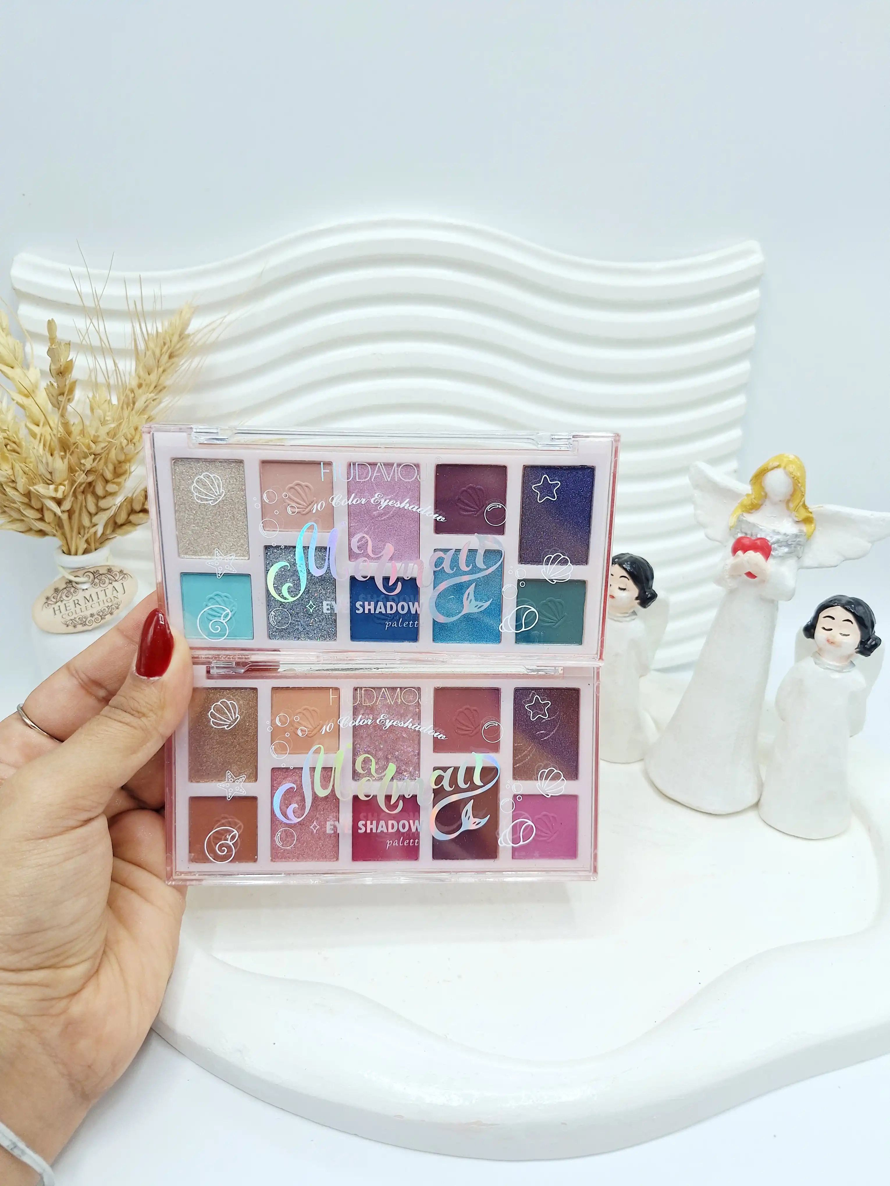 پالت سایه 10 رنگ تابستانه برند هدا موجی کد 704