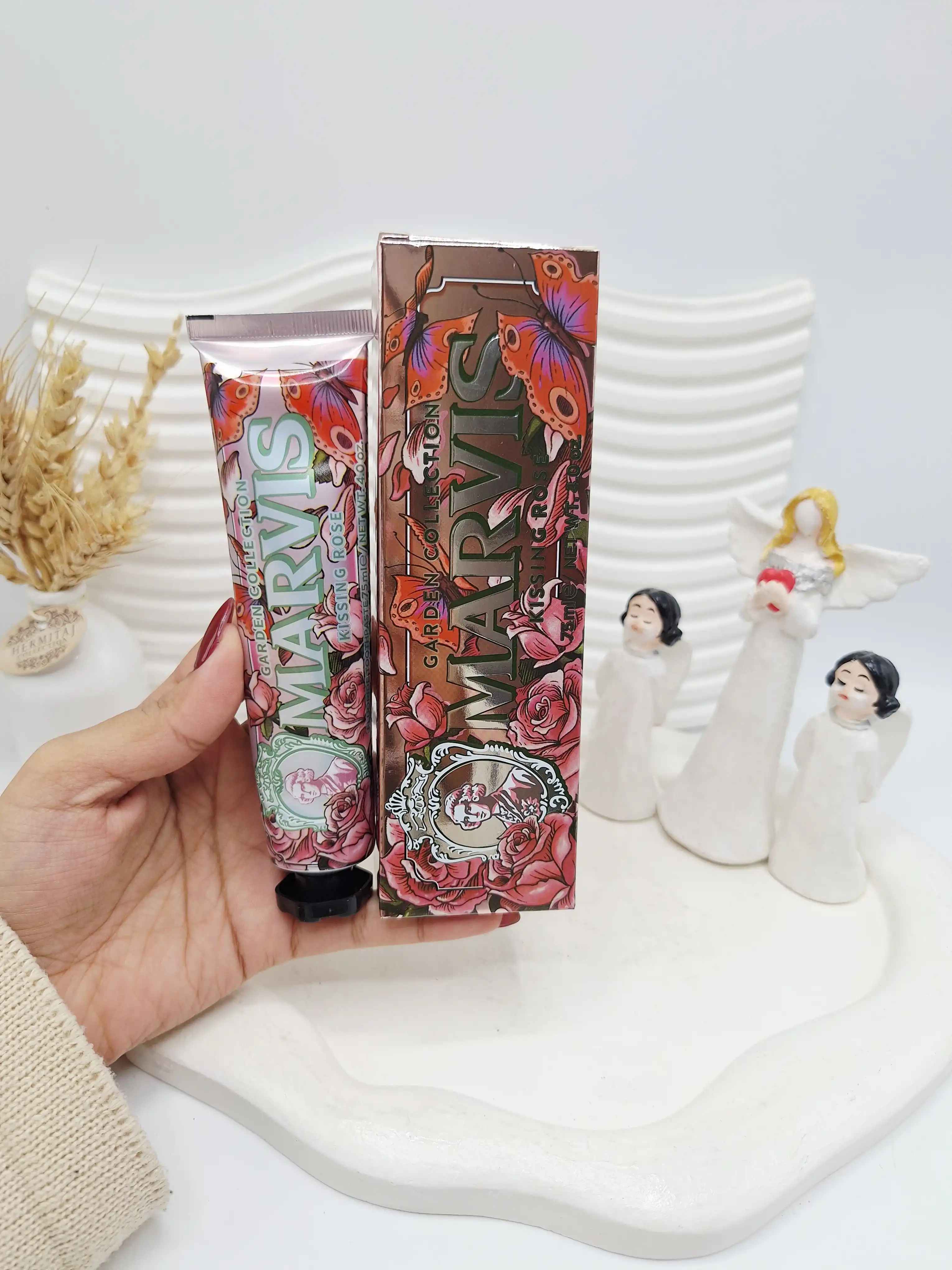 خمیر دندان مارویس گل مدل KISSING ROSE ( کارتن قرمز) کد 2807