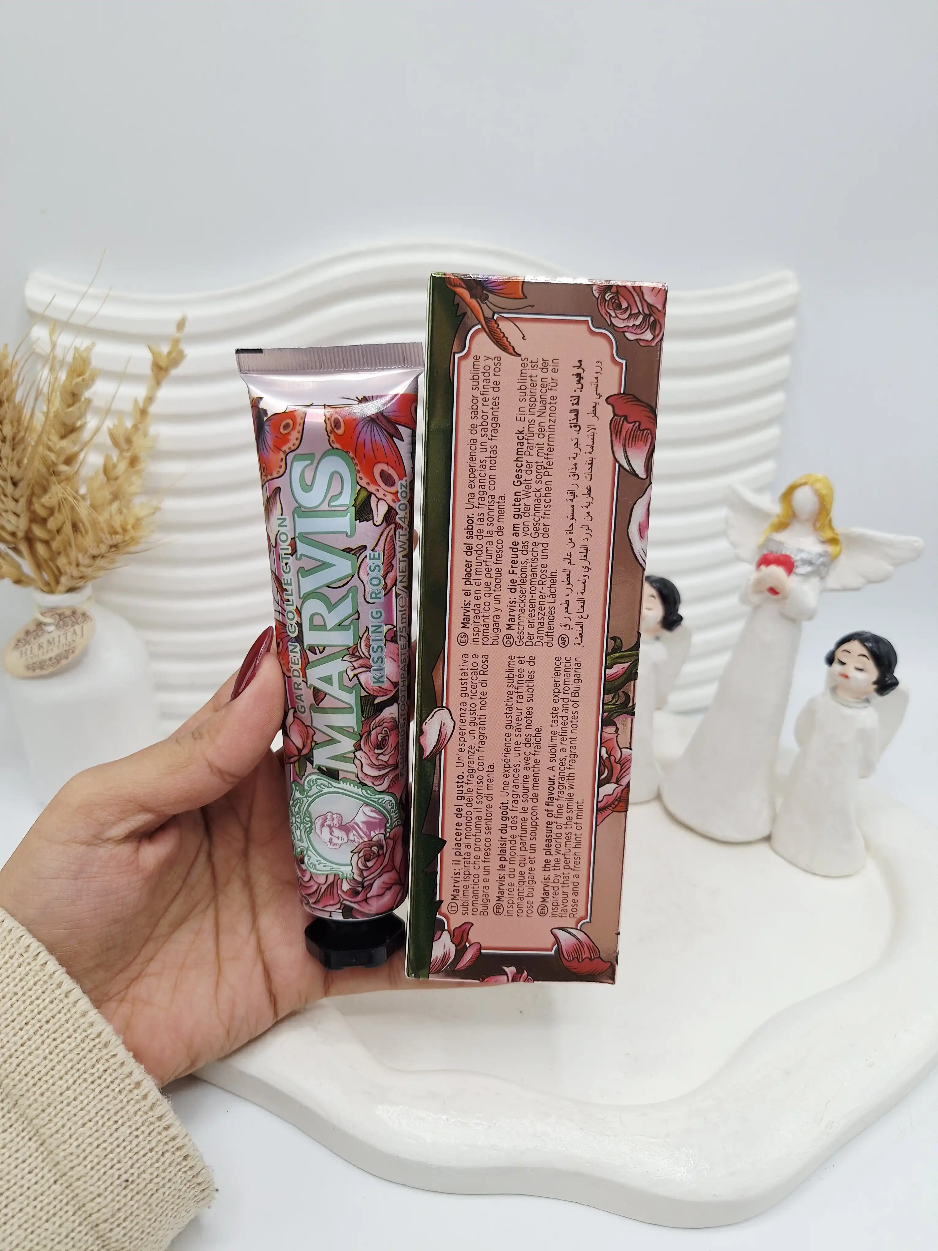 خمیر دندان مارویس گل مدل KISSING ROSE ( کارتن قرمز) کد 2807