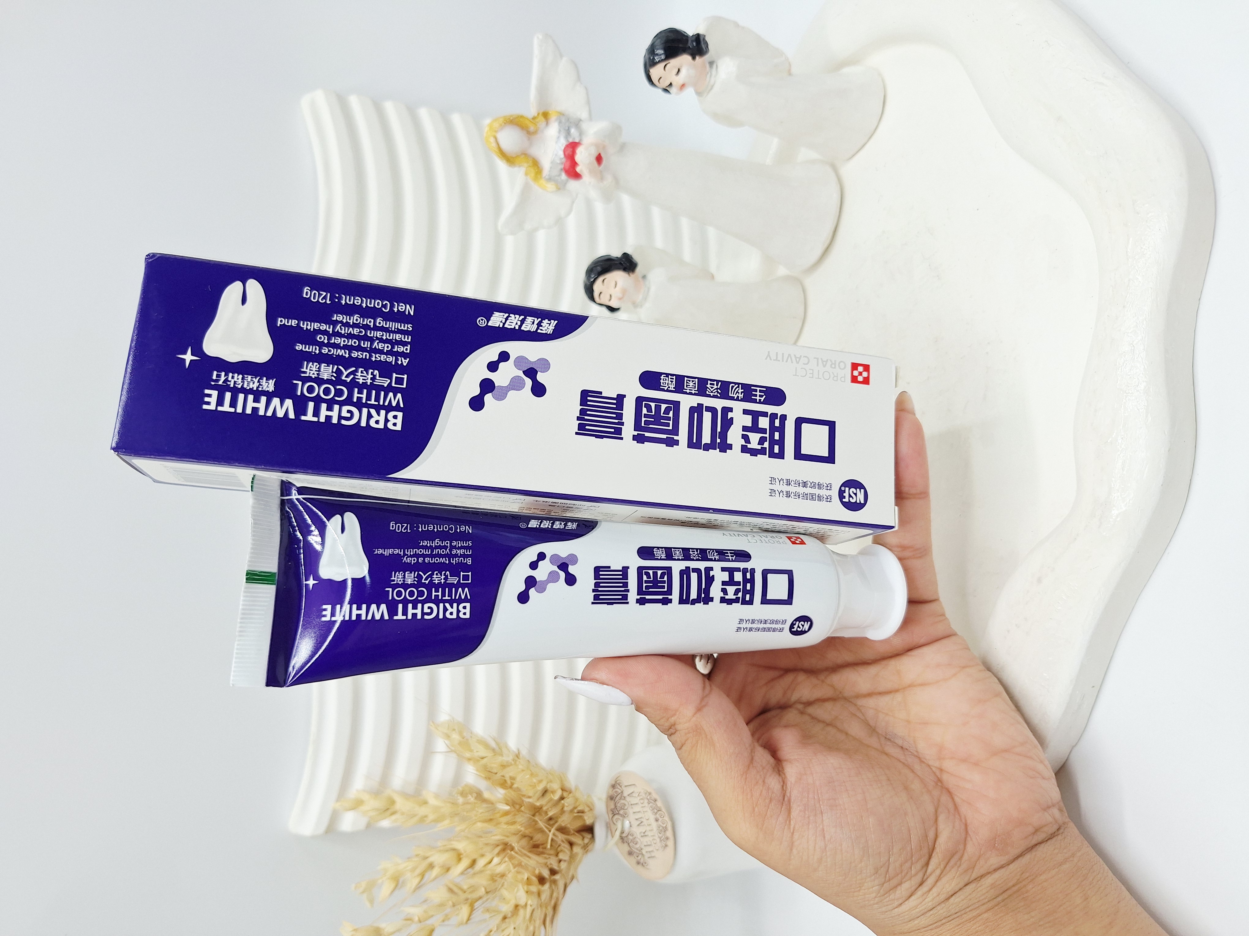 خمیر دندان چینی برند BRIGHT WHITE کد 0242